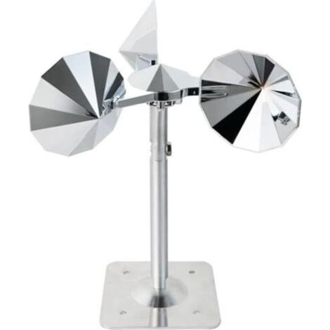 Repellente anti-piccioni, repellente anti-uccelli, campanello eolico, repellente anti-picchi, riflessione a 360°, per balcone, con base in alluminio, repellente anti-uccelli per travi del tetto, repel (1/4)