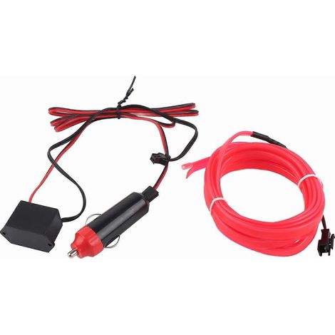 Bande lumineuse LED décorative pour intérieur, composants de modification de lumière froide LED EL, rose