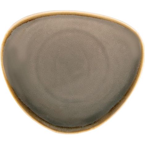 Assiettes Triangulaires Kiln Grises 280mm - Ref HC385 - Olympia (1/4)