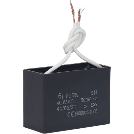 Anlaufkondensator 450 V AC 6 μF 50/60 Hz Motorbetriebszubehörteil für Lüfterpumpe Generator (1/5)