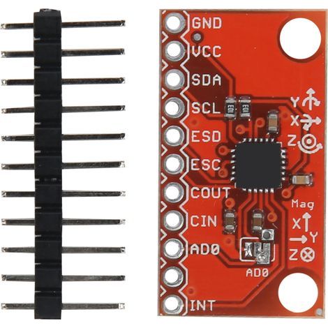 Komponenten der MPU-9150 9-Achsen-Gyroskop-Beschleunigungsmesser-Magnetsensor-Modulplatine (1/5)