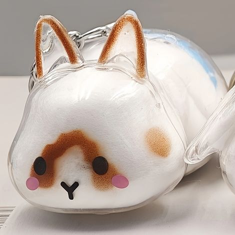 Capsule commémorative pour cheveux de lapin (1 pièce), adaptée aux propriétaires d'animaux de compagnie - Rangement DIY transparent pour cheveux avec pendentif en forme de lapin et cheveux parfumés po (1/5)