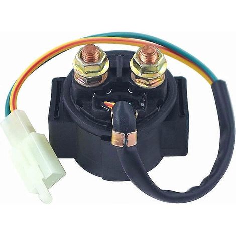 Relais de solénoïde de démarreur pour moteur 4 temps GY6 50cc 60cc 80cc 125cc VTT, motos tout-terrain, scooters, karts, buggies, quads, pit bikes, cyclomoteurs Roketa SS (1/5)