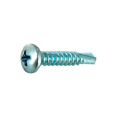Vis tôle autoperceuse tête cylindrique cruci acier zingué Ø 4,8 x L 32 mm - Paquet de 90 - Maxiburo (1/2)