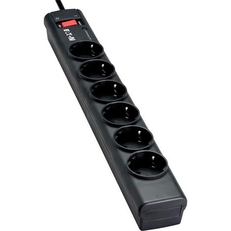 Multiprise/Parafoudre - Protection Strip 6 FR - 6 Prises FR - Noir (PS6F) (1/5)