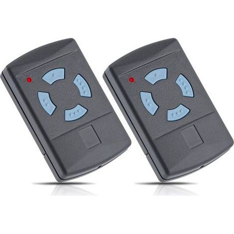 Lot de 2 télécommandes de portail compatibles Hormann HSM4-868, HSE2-868 et HS4-868 – Boutons bleus 868,3 MHz pour Hormann Tubauto – Porte de garage (1/4)