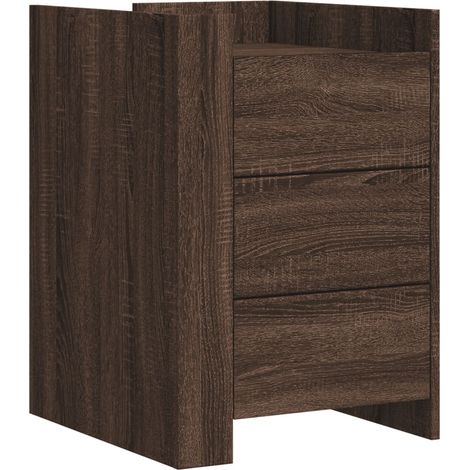 Maison Exclusive - Nachttisch Braun Eichen-Optik 45x50x65 cm Holz