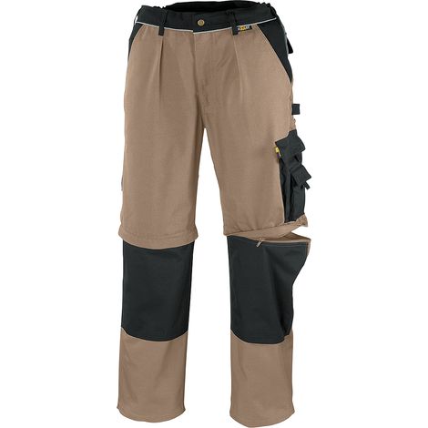 Arbeitshose Canvas 2-in-1 Bundhose khaki/schwarz Größe 58 (1/4)