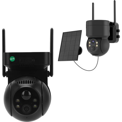 1 PC Caméra de sécurité Solaire extérieure sans Fil Caméra de Surveillance Wi-FI Vision Nocturne Surveillance alimentée par batterie (1/5)