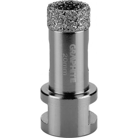 Sierra corona diamante Graphite 55h305 20 mm rosca M14 (1/3)