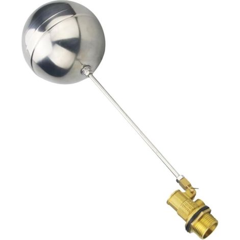 Vanne à flotteur réglable avec capteur de niveau d'eau à filetage extérieur G3/4 pouce DN20, accessoires de système d'eau pour réservoirs et réservoirs d'eau (1/3)
