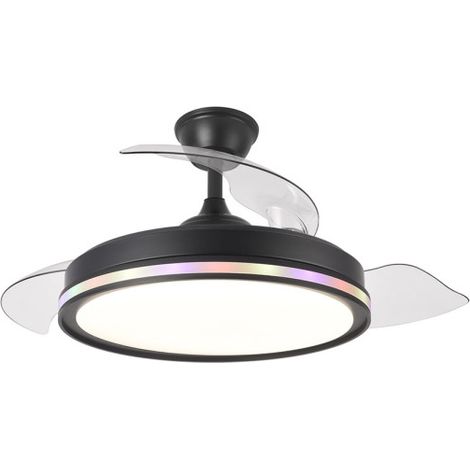 Ventilateur fabriclamp cacique dc 59w rgb 50x107 cm