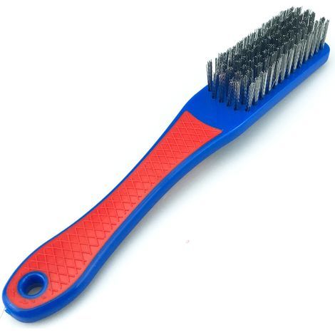 Brosse métallique en silicone Brosse métallique en silicone, brosse à outils, brosse pour le travail du bois, brosse pour lame de tronçonneuse, brosse pour tronçonneuse, ensemble de gants (1/5)
