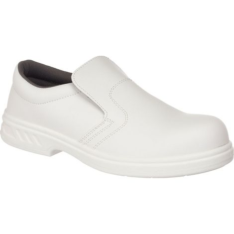 Mocasín de seguridad con acero S2 Blanco 45