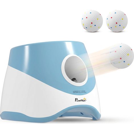 Lanceur Automatique de Balles pour Chiens Petits et Moyens Bleu (1/5)