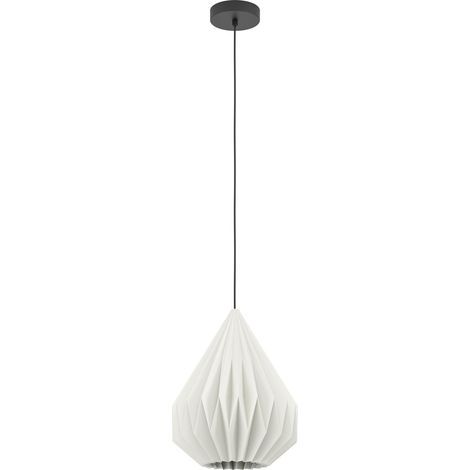 Suspension luminaire Minting, lampe de plafond avec abat-jour plissé (1/5)