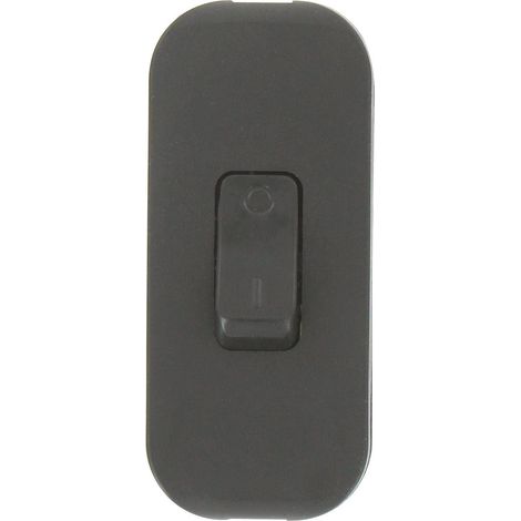 Interruttore a filo flessibile 2 A nero