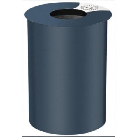 Corbeille sur pied Urbis - 60l - anthracite mat - RAL 7016