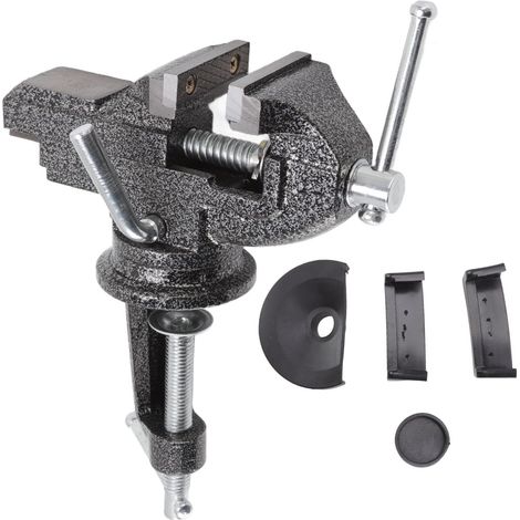 Pince sur étau D'établi, Petite Pince Rotative à 360 Degrés en Acier Moulé sur étau De Table pour la Fabrication De Bijoux en Bois (1/5)