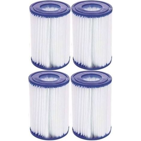 Cartouches de filtration pour Pompe Piscine - Type 2 FD2137 - Couleur blanche (1/4)