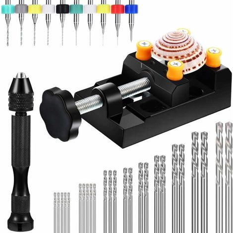 Juego de 37 herramientas para taladro manual de bricolaje (broca para PCB de 0,3 a 1,2 mm) (1/5)