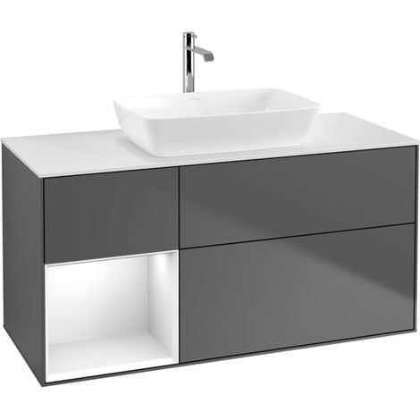 Villeroy & Boch G821GFGK Armoire sous-vasque Finion G82 (1/2)