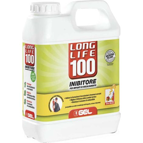 INIBITORE PER IMPIANTI TERMICI ""LONG LIFE 100"" Tanica 1 lt.