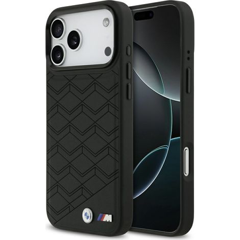 Étui MagSafe pour iPhone 17 Pro Max avec logo BMW en forme de M, noir (1/5)