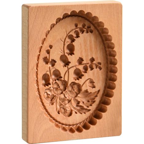Moules à biscuits en bois - Moule à biscuits en bois sculpté - Tampon à (1/5)