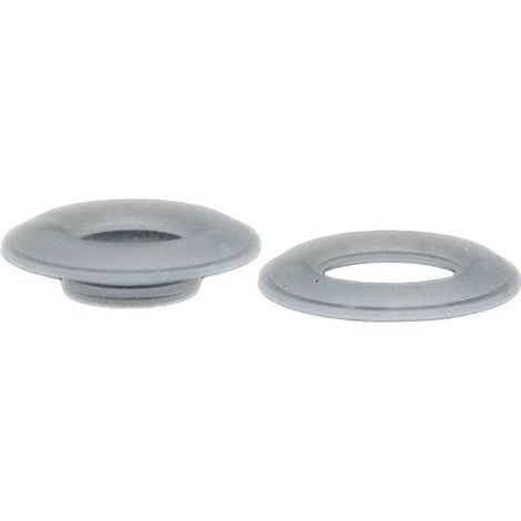 SABIR Lot de 10 oeillets à clipser pour bâche à bulles ou types de bâches - Transparent - Linxor (1/3)