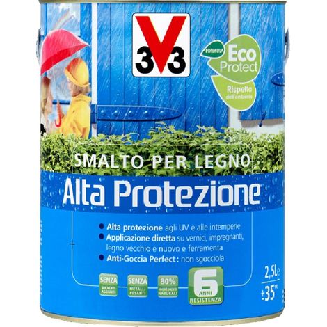 SMALTO LEGNO 2,5L MARRONE ALTA PROTEZIONE