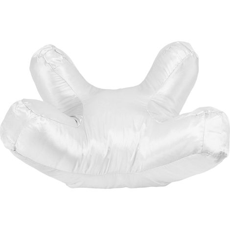 Coussin Visage Confortable Léger Doux Support Down – Dos Côté Ventre Sommeil Coton, Blanc (1/5)