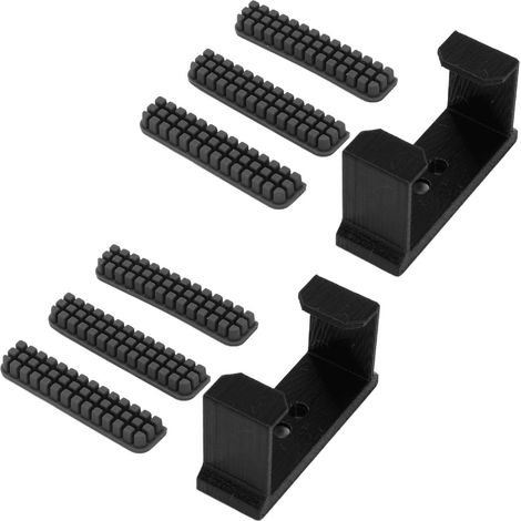 Kit de rechange 2 brosses buses silicone nettoyant hotend essuyeur outil pour imprimante 3D SV07 plateau chauffant (1/5)
