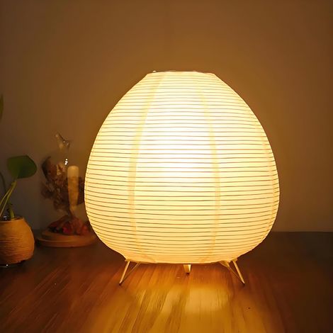 Lampe de Table Japonaise en Papier, E14, 3000K (1/5)