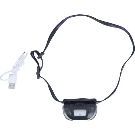 Lampe frontale multifonctionnelle étanche à LED avec capteur de gestes, idéale pour le camping, le vélo et la randonnée. Parfaite pour le camping, le vélo et la randonnée.