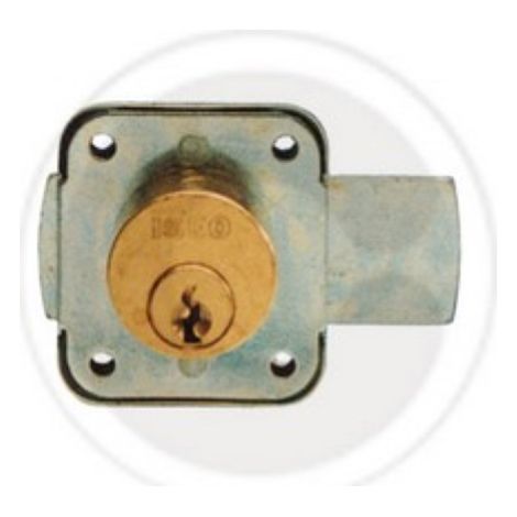 Serrure Iseo Art 106.214 pour portes verticales en acier galvanisA