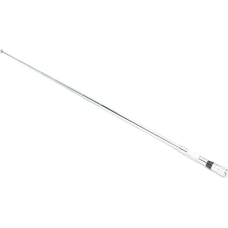 Antenne à tige de traction longue VHF/UHF 118-136 MHz pour véhicule, connecteur SMA mâle (1/5)