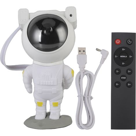 Projecteur Étoiles Toivize Astronaute ABS/PC PVC 24,5cm Télécommande USB Déco Nébuleuse Veilleuse (1/5)