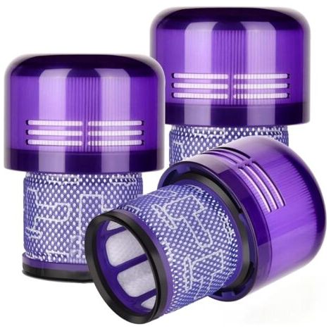 Paquete de 3 filtros para aspiradoras Dyson V11, V11 Animal/Extra/Torque Drive/Complete/V15 Detect, en comparación con la pieza número 970013-02-INHHUB.