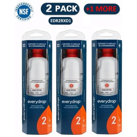 Confezione da 3 filtri per frigorifero Everydrop by Whirlpool Ice and Water 2, EDR2RXD1 (1/4)