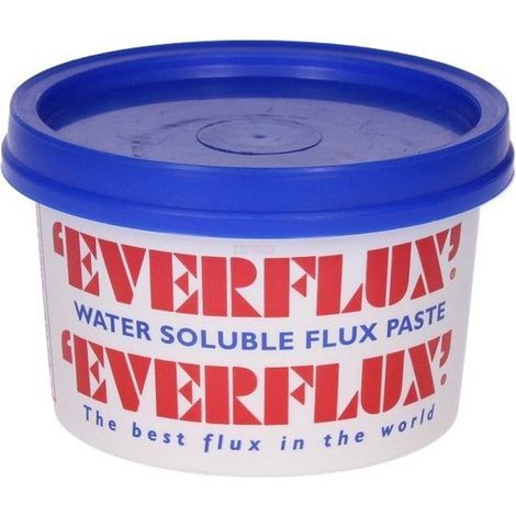 Wisemans Everflux Soldering Flux Paste Water Soluble 250ml Tub WRAS Approved