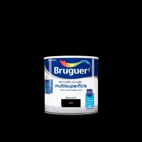 Esmalte acril bri. 250 ml ne int/ext s/olor bruguer (1/5)
