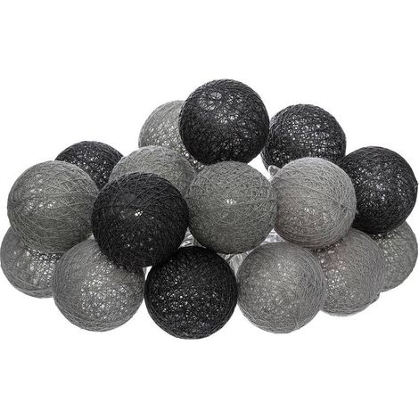 Guirnalda de 16 bolas de batería Soft D3,5cm - Atmosphera créateur d'intérieur