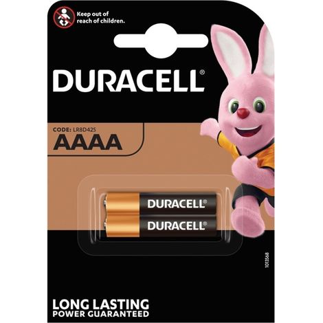 Pila alcalina 1,5v lr61 aaaa duracell 5000394041660 2 pz