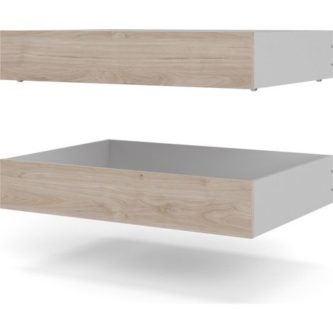 Nada Bettschublade B99 cm 2 Stk. Hickory-Dekor. (1/3)