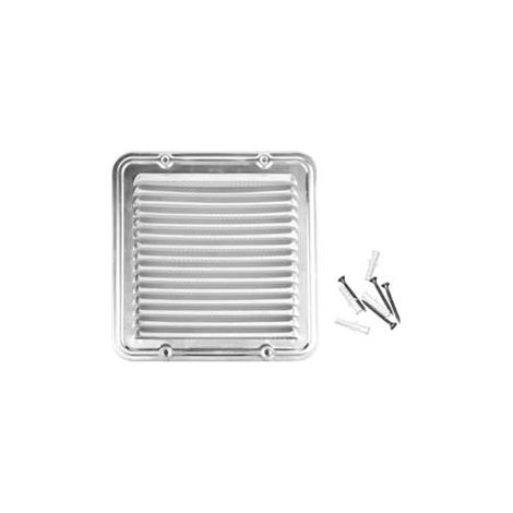 GRIGLIA AERAZIONE QUADRATA IN ALLUMINIO- - cm.23x23 - 5 pezzi