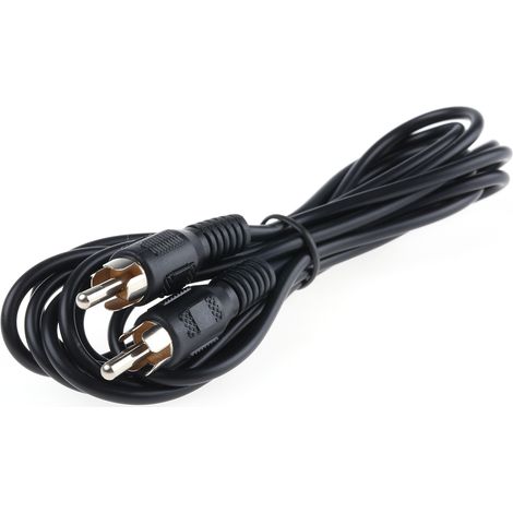 Câble RCA, RS PRO, RCA mâle RCA mâle, 2m Noir ( Prix pour 1 )