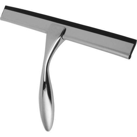 Fenster- und Duschabzieher, ergonomisch, rutschfester Griff, effizienter Edelstahl, Duschabzieher für Zuhause, Abzieher und Saugnapf (1/5)