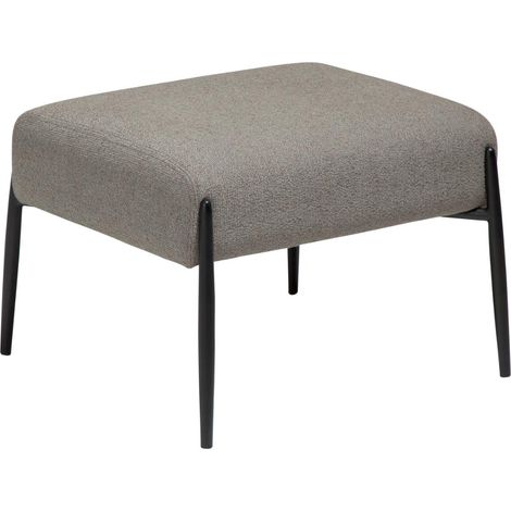 Glam Dan-Form Pouf Bouclé hellbraun. (1/3)