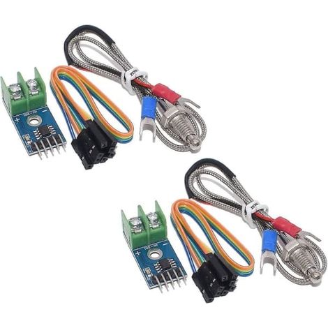 KLVGTIFS PU - 2 capteurs de température à thermocouple de type K Max6675, module 0-800 degrés Shibaod (1/5)